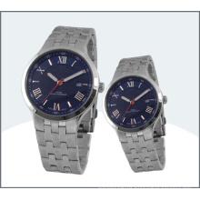 High-Grade Stainless Steel Couple Watch, Quartz Watch 15178